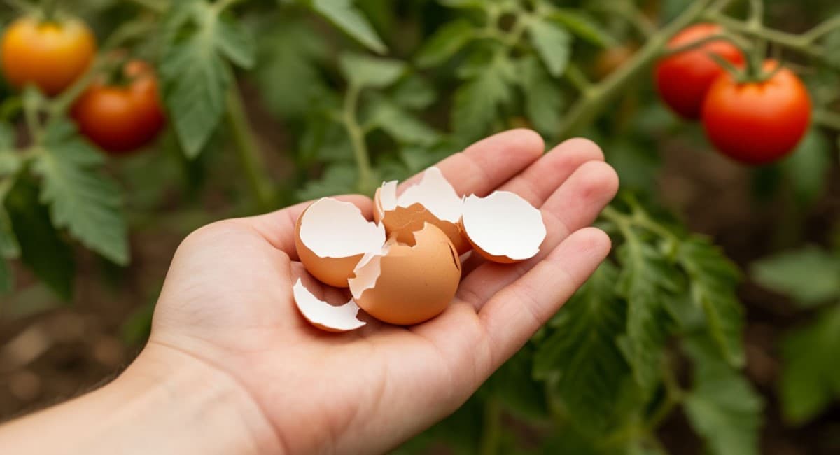 Бросаю 2 кусочка в лунку — и с куста собираем по 4 ведра томатов: помидоры сочные, мясистые и не гниют