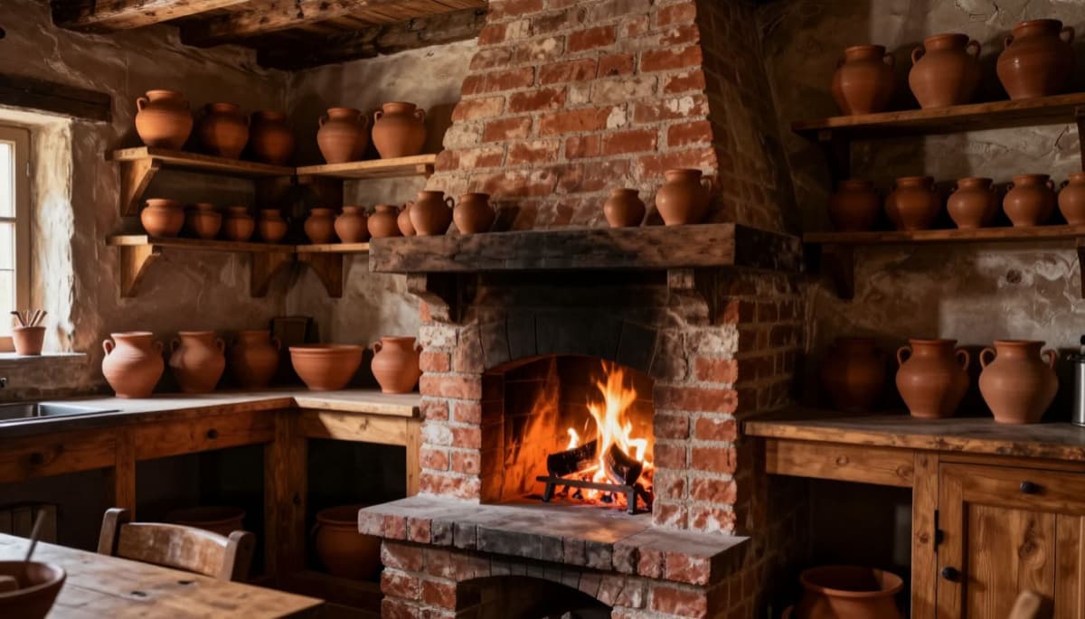 1 стакан в топку - и дымоход очищается сам: даже вековая сажа вылетает в трубу черными хлопьями