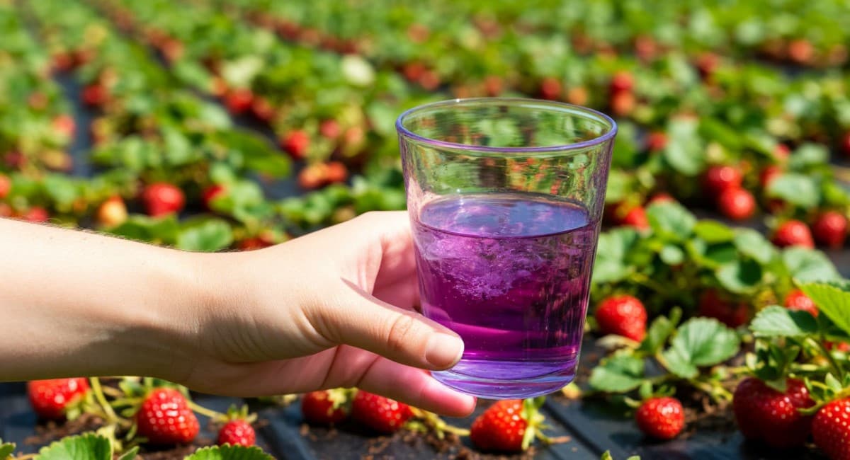 Для щедрого урожая клубнике — обязательно: лью 2 стакана на ведро — растет как бешеная