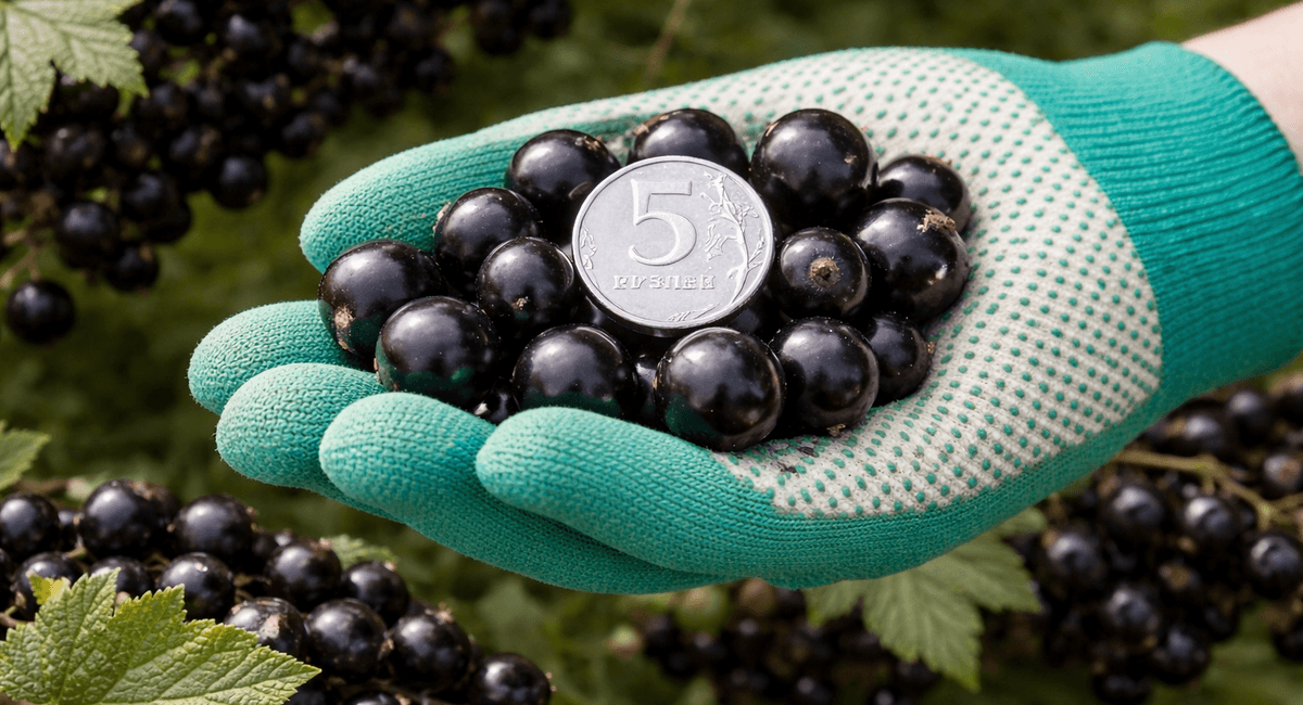 В марте после схода снега засыпаю под куст 1 особый порошок — летом смородина ломится от ягод размером с монету