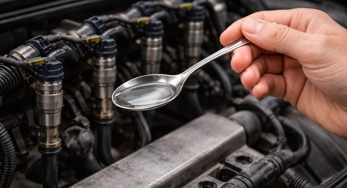 3 ложки в бак — и форсунки прочистятся за 10 км: двигатель заработает тише и ровнее