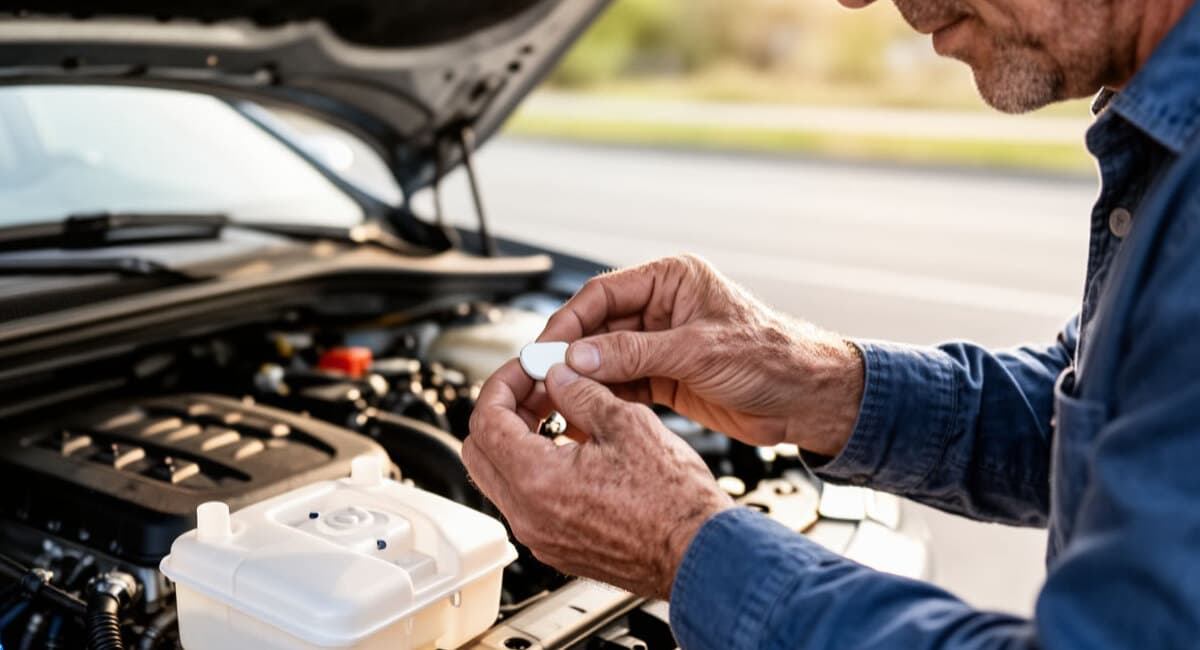 1 таблетка в бачок омывателя — и стекла моются без разводов: даже засохших мух не остается