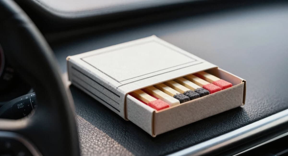 Жаль, раньше не знал этот трюк: зачем опытные водители кладут спичечный коробок в машину зимой