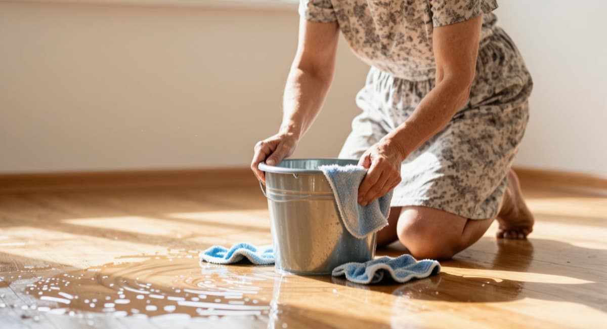 Перестала покупать средства для уборки: теперь мою полы простой жидкостью — чистота и свежесть держатся неделями