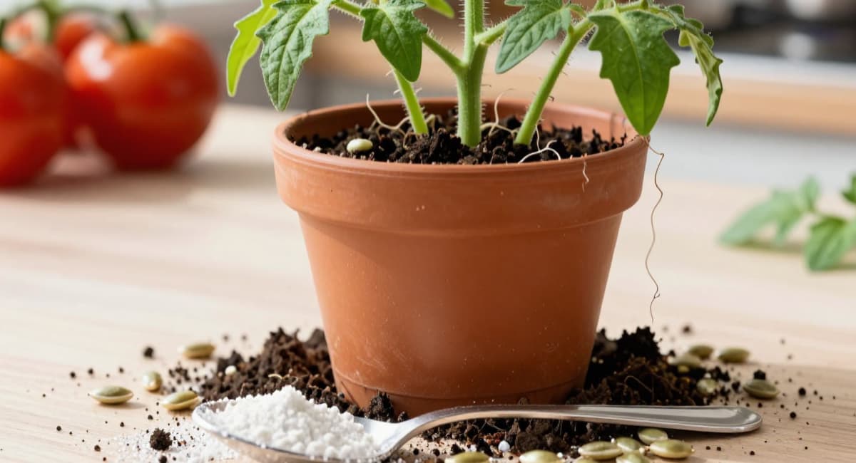 Рассада томатов в апреле пошла в стебель — срочно: 1 ложка этого средства, и вытягивание останавливается