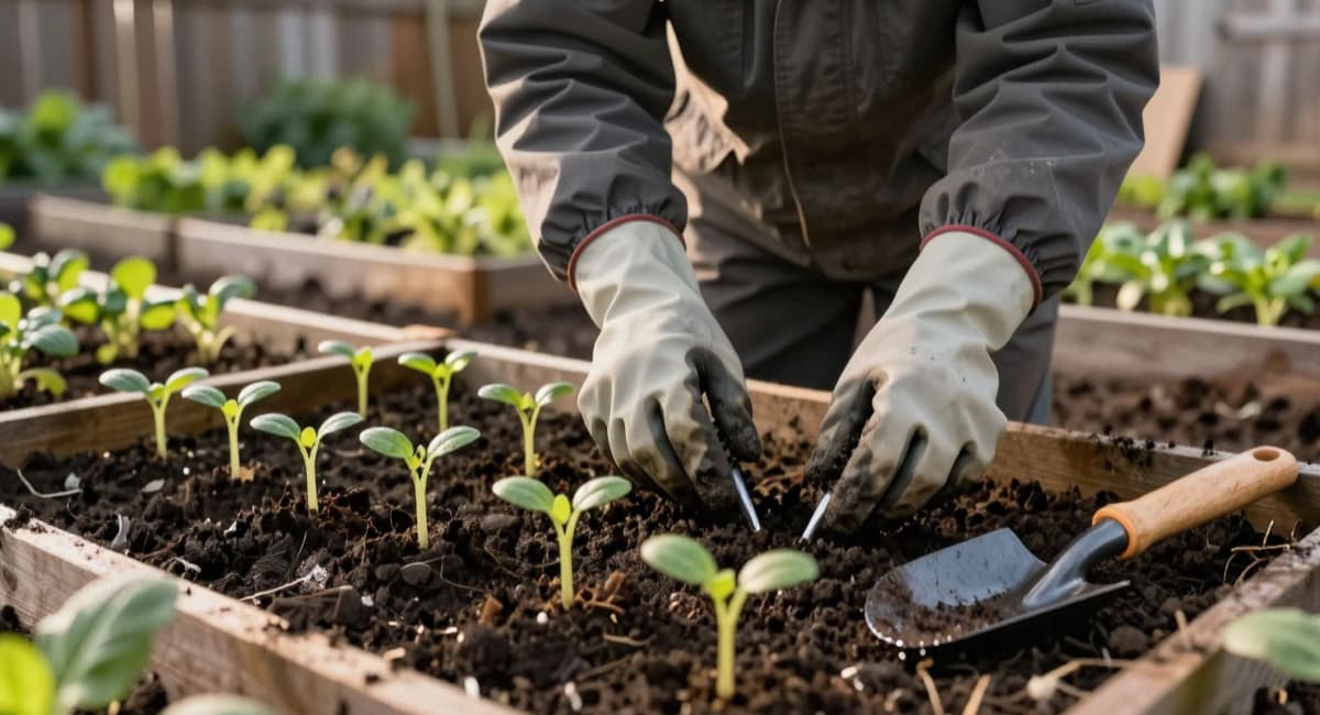 В апреле рассаду подкармливаю не под корень, а по листу: метод агронома — и сеянцы крепчают на глазах