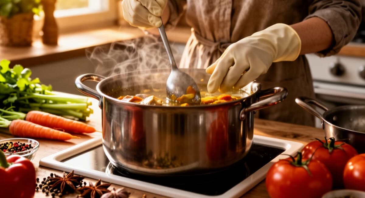 Перестала варить суп по старинке: добавляю этот ингредиент в конце — бульон становится прозрачным, а вкус — как в ресторане