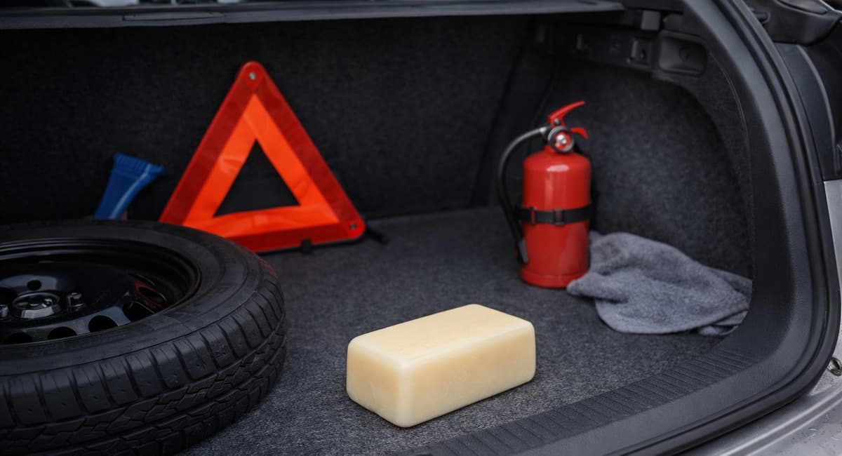 Жаль, раньше не знал этот секрет: зачем опытные водители кладут кусок мыла в багажник