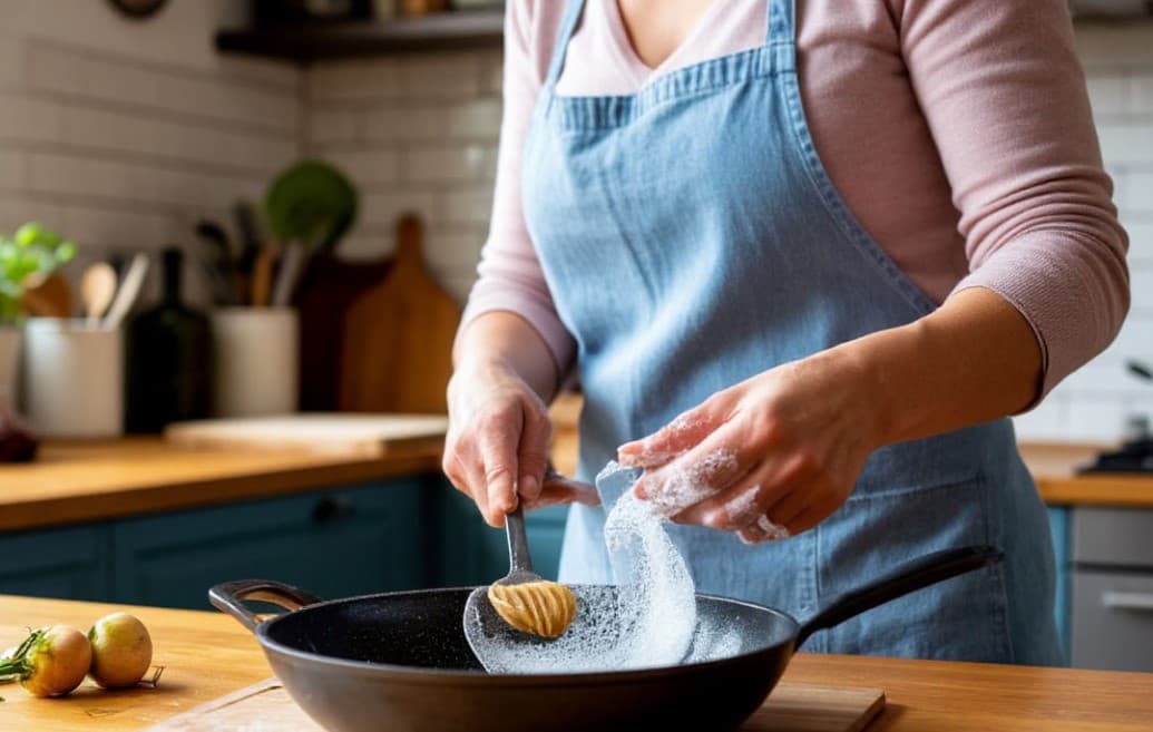 Не кипяток и не лимонка: чем содрать надоевший многолетний нагар со старой сковороды