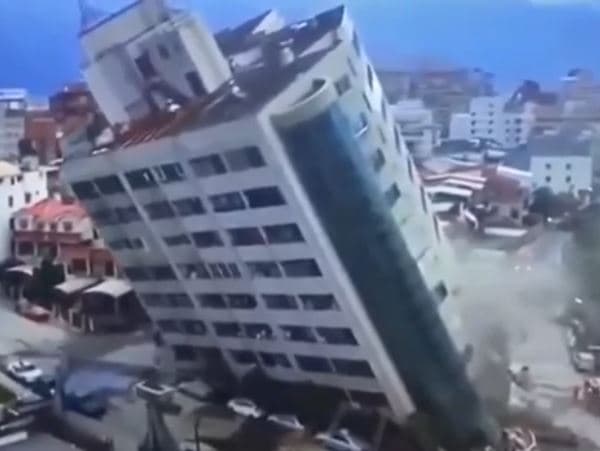 У Тайваня произошло два мощных землетрясения