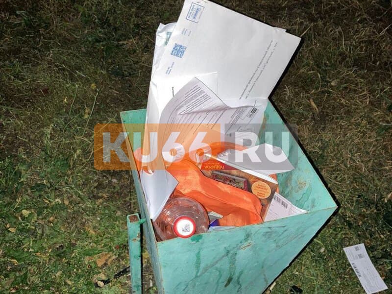 "Тут и мое письмо!": в Каменске-Уральском почтальон выбросил в мусорку рюкзак с письмами