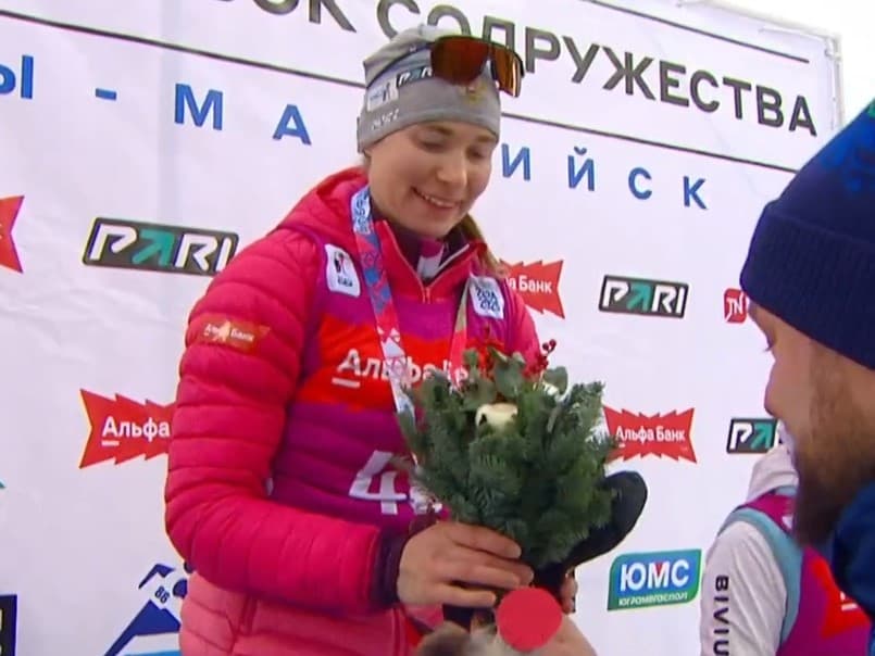 Тамара Дербушева из Каменска-Уральского победила в спринте на Кубке Содружества по биатлону