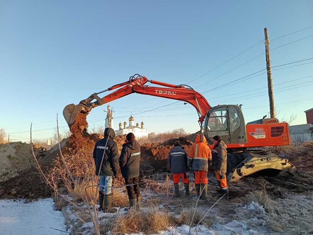 Коммунальщики отчитались об аварии вблизи котельной в Старом Каменске