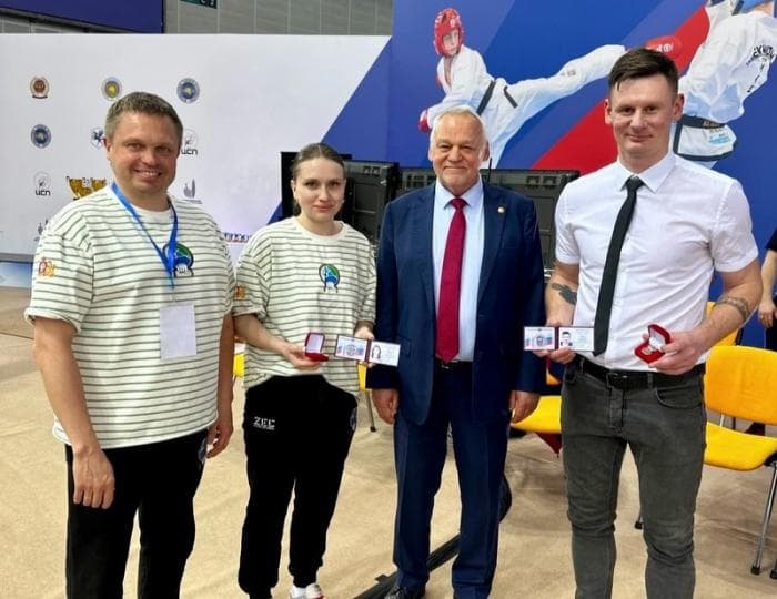 Тхэквондисты из Каменска-Уральского Андрей Кресс и Ольга Грибанова получили высокие звания 