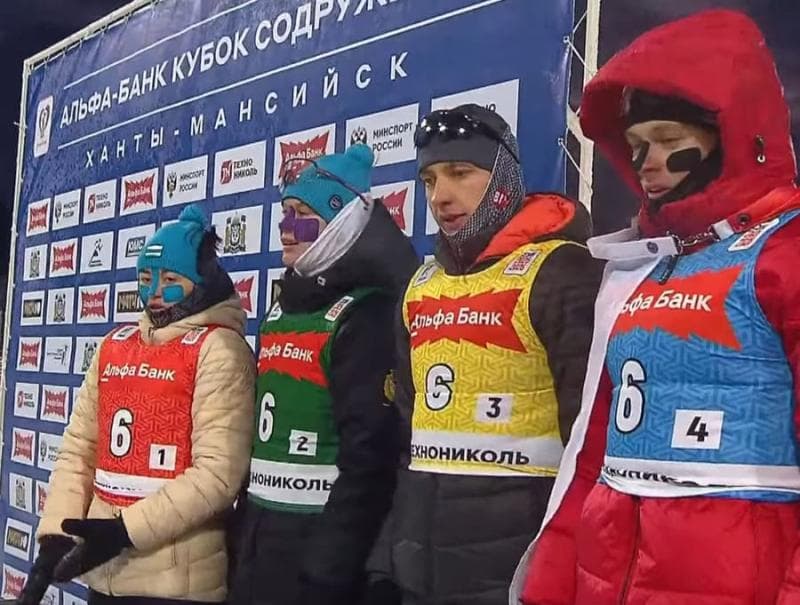 Биатлонист из Каменска-Уральского Савелий Коновалов взял бронзу на Кубке России