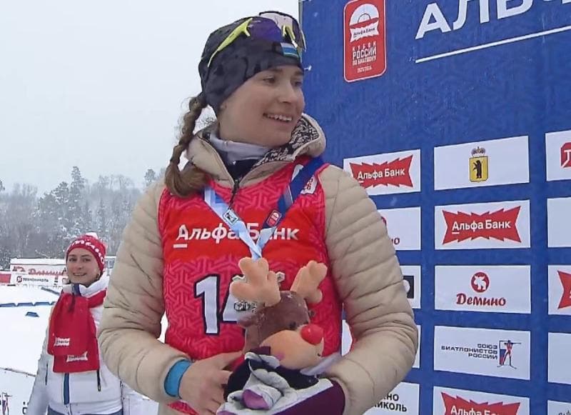 Единственная без промахов: биатлонистка Тамара Дербушева из Каменска-Уральского взяла серебро Кубка России