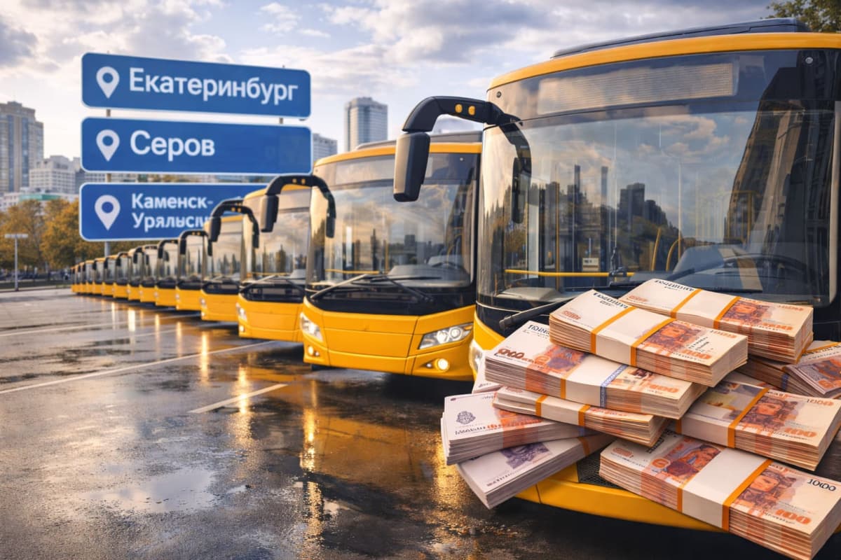 300 млн на автобусы: какие города в Свердловской области получат новый транспорт