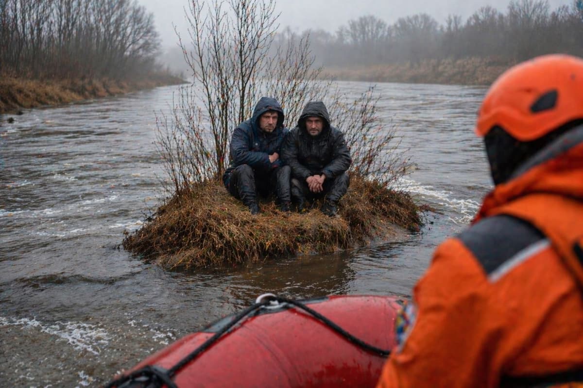 Двое свердловчан провели 9 часов на острове без еды и воды после переворота лодки на Пышме