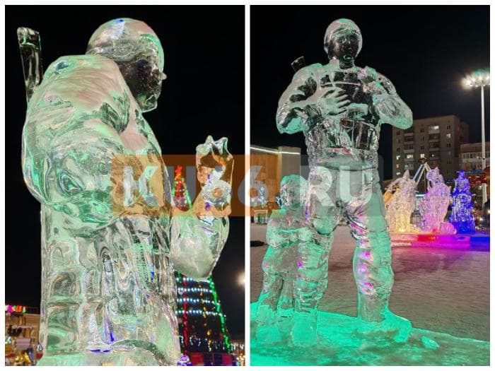 Совсем растаял: ледяной боец СВО в Каменске-Уральском остался без пальцев и девочки
