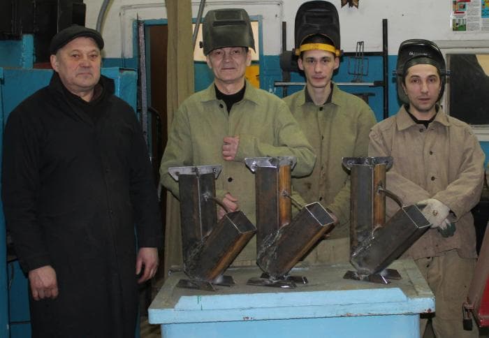 Выпускники каменской колонии ИК-47 изготовили полевые печи для СВО