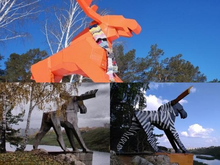 Легендарный лось Каменска-Уральского: 40 лет на страже города!