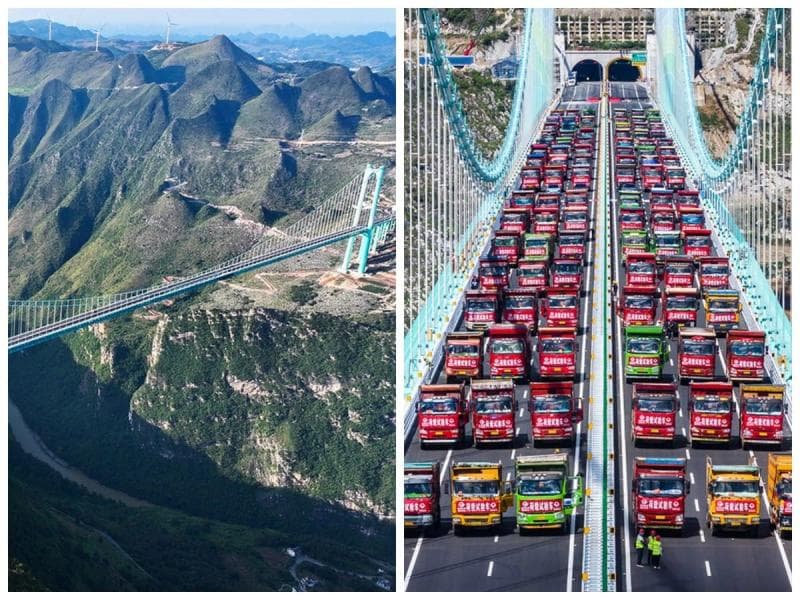 Самый высокий мост в мире откроется в Китае уже 28 сентября